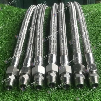 KHỚP NỐI MỀM 2 ĐẦU KÉP INOX 304